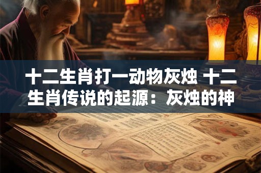 十二生肖打一动物灰烛 十二生肖传说的起源：灰烛的神秘象征