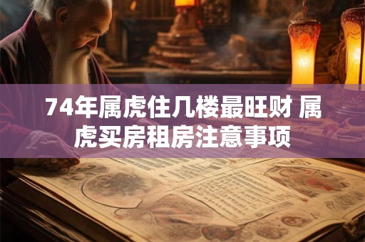74年属虎住几楼最旺财 属虎买房租房注意事项