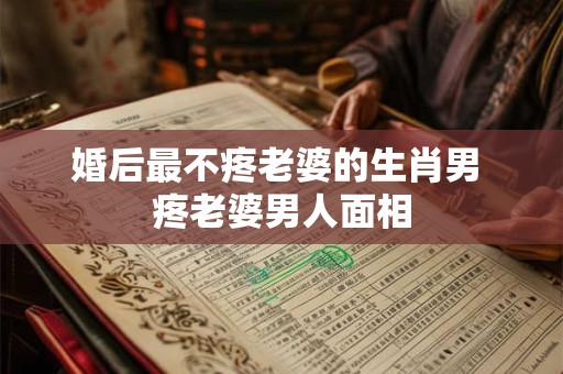 婚后最不疼老婆的生肖男 疼老婆男人面相