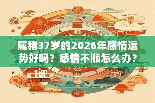 属猪37岁的2026年感情运势好吗？感情不顺怎么办？