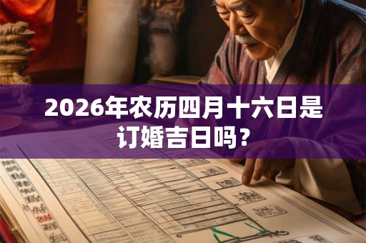 2026年农历四月十六日是订婚吉日吗? 2026年农历四月十六日是订婚吉日吗?