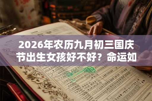 2026年农历九月初三国庆节出生女孩好不好？命运如何？
