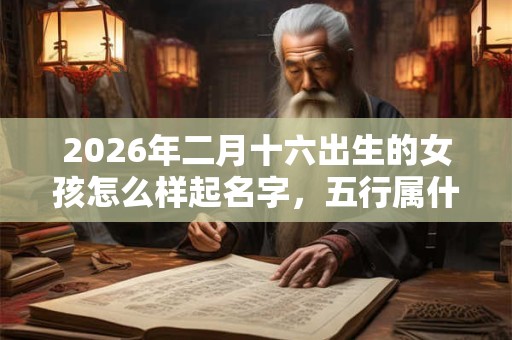 2026年二月十六出生的女孩怎么样起名字,五行属什么 2026年二月十六出生的女孩怎么样起名字,五行属什么