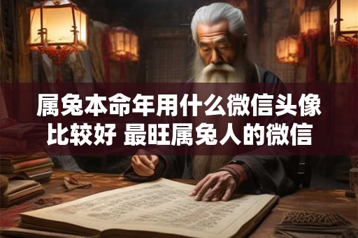 属兔本命年用什么微信头像比较好 最旺属兔人的微信头像本命年版