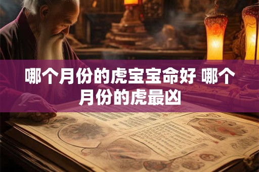 哪个月份的虎宝宝命好 哪个月份的虎最凶