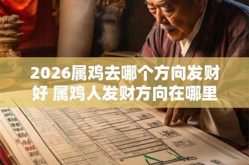 2026属鸡去哪个方向发财好 属鸡人发财方向在哪里
