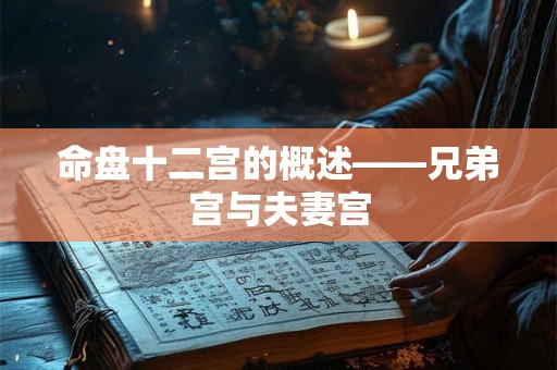 命盘十二宫的概述——兄弟宫与夫妻宫 命盘十二宫的概述——兄弟宫与夫妻宫