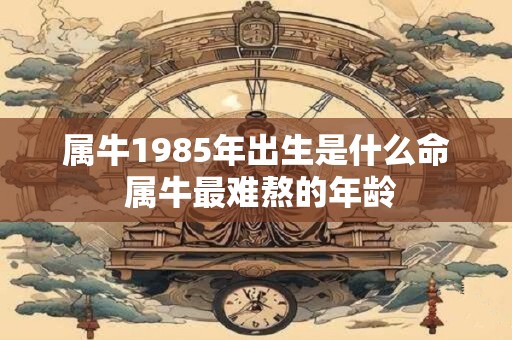 属牛1985年出生是什么命 属牛最难熬的年龄