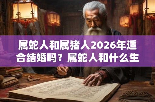 属蛇人和属猪人2026年适合结婚吗？属蛇人和什么生肖相配？