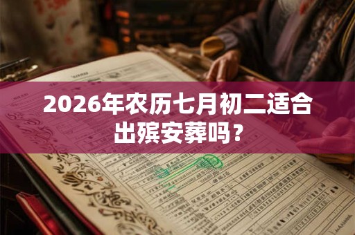 2026年农历七月初二适合出殡安葬吗？