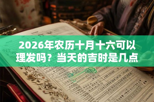 2026年农历十月十六可以理发吗？当天的吉时是几点？