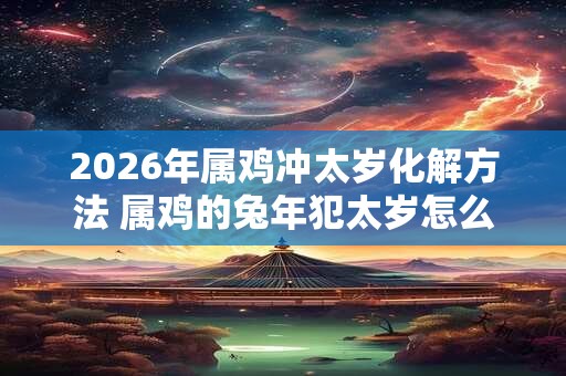 2026年属鸡冲太岁化解方法 属鸡的兔年犯太岁怎么化解