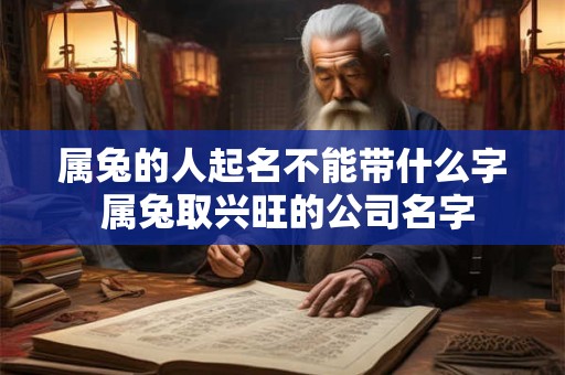 属兔的人起名不能带什么字 属兔取兴旺的公司名字