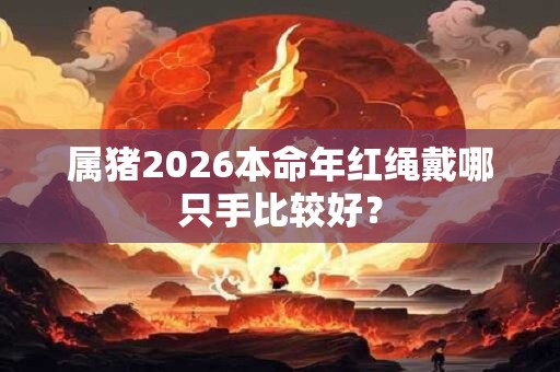 属猪2026本命年红绳戴哪只手比较好？