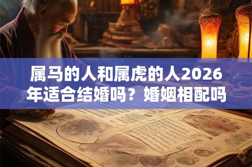 属马的人和属虎的人2026年适合结婚吗？婚姻相配吗？