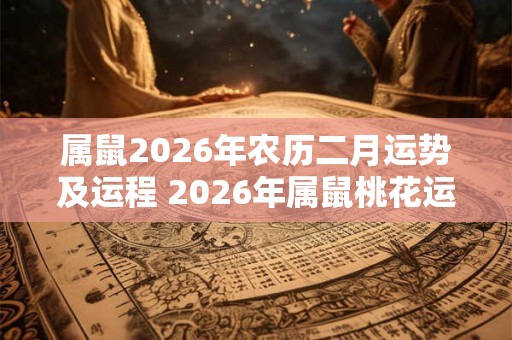 属鼠2026年农历二月运势及运程 2026年属鼠桃花运