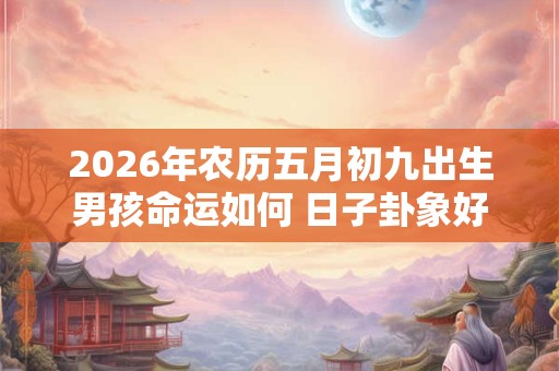 2026年农历五月初九出生男孩命运如何 日子卦象好吗