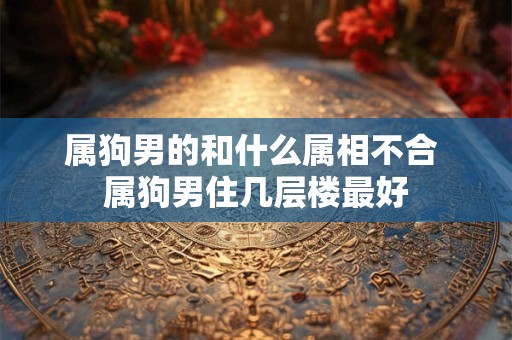 属狗男的和什么属相不合 属狗男住几层楼最好 属狗男的和什么属相不合 属狗男住几层楼最好