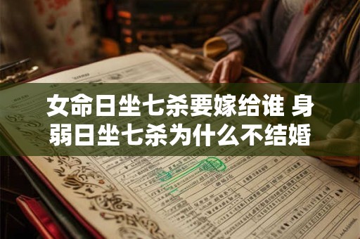 女命日坐七杀要嫁给谁 身弱日坐七杀为什么不结婚