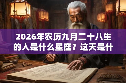 2026年农历九月二十八生的人是什么星座?这天是什么节气? 2026年农历九月二十八生的人是什么星座?这天是什么节气?