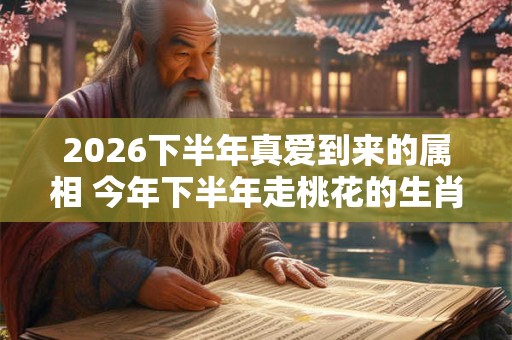 2026下半年真爱到来的属相 今年下半年走桃花的生肖