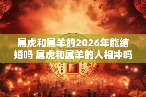 属虎和属羊的2026年能结婚吗 属虎和属羊的人相冲吗