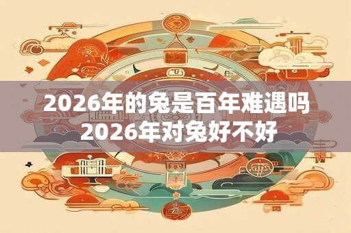 2026年的兔是百年难遇吗 2026年对兔好不好