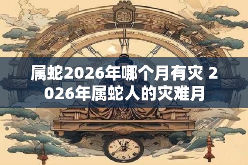 属蛇2026年哪个月有灾 2026年属蛇人的灾难月