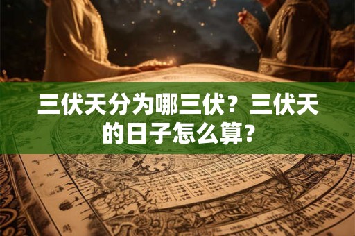 三伏天分为哪三伏？三伏天的日子怎么算？