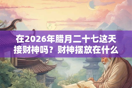 在2026年腊月二十七这天接财神吗？财神摆放在什么位好？