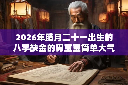 2026年腊月二十一出生的八字缺金的男宝宝简单大气的名字