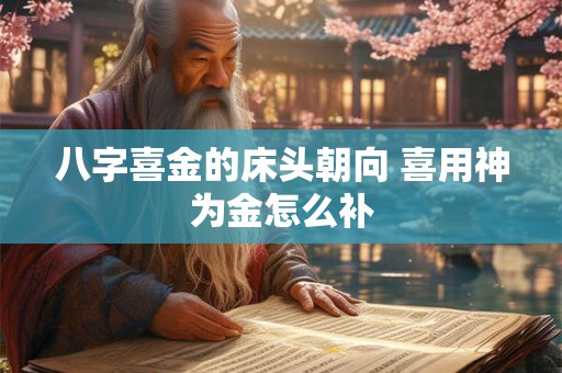 八字喜金的床头朝向 喜用神为金怎么补
