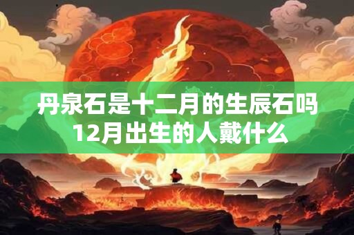 丹泉石是十二月的生辰石吗 12月出生的人戴什么