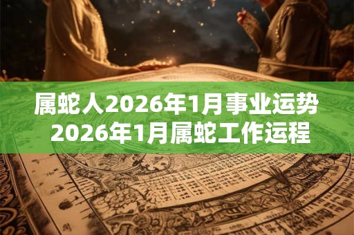 属蛇人2026年1月事业运势 2026年1月属蛇工作运程详解