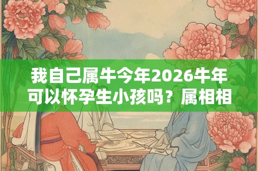 我自己属牛今年2026牛年可以怀孕生小孩吗？属相相合吗？