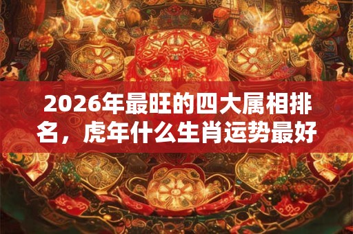 2026年最旺的四大属相排名，虎年什么生肖运势最好？
