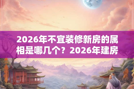 2026年不宜装修新房的属相是哪几个？2026年建房吉利方位