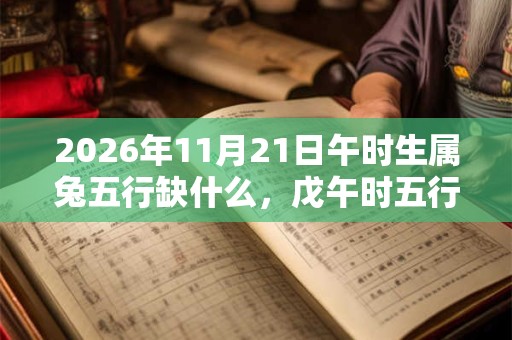 2026年11月21日午时生属兔五行缺什么，戊午时五行缺什么