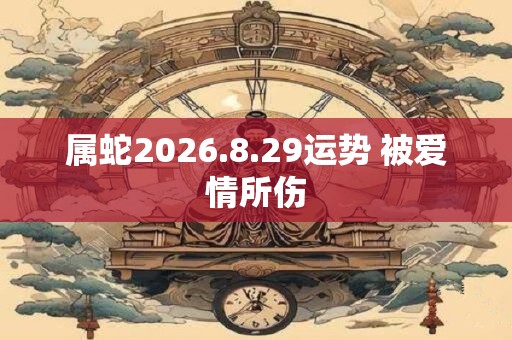 属蛇2026.8.29运势 被爱情所伤