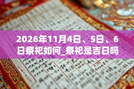 2026年11月4日、5日、6日祭祀如何_祭祀是吉日吗
