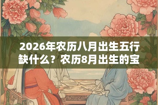 2026年农历八月出生五行缺什么？农历8月出生的宝宝命运好吗？