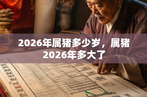 2026年属猪多少岁，属猪2026年多大了