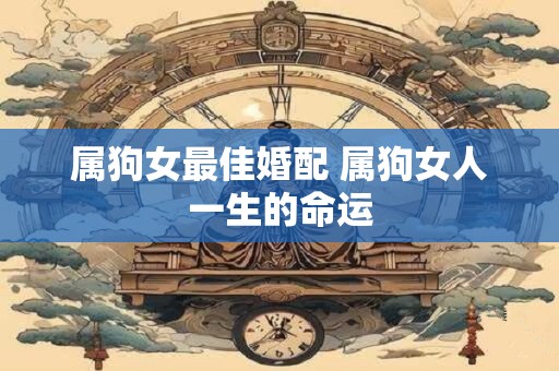 属狗女最佳婚配 属狗女人一生的命运