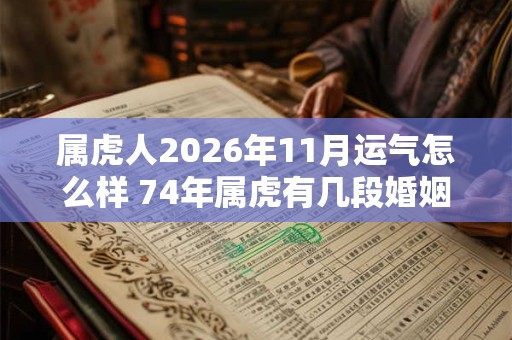 属虎人2026年11月运气怎么样 74年属虎有几段婚姻