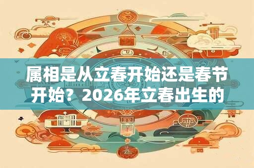 属相是从立春开始还是春节开始？2026年立春出生的人属相是什么？