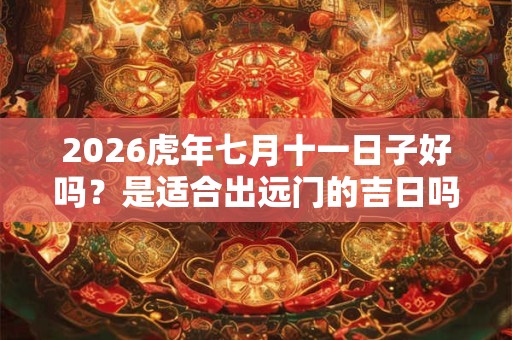 2026虎年七月十一日子好吗？是适合出远门的吉日吗？