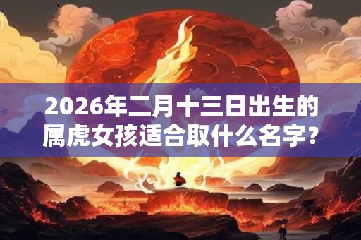 2026年二月十三日出生的属虎女孩适合取什么名字？聪明睿智涵养的名字精选