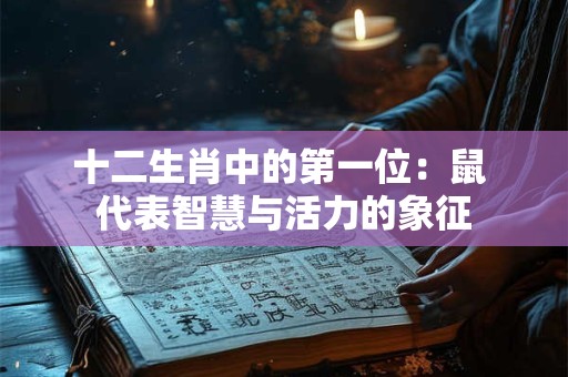 十二生肖中的第一位：鼠 代表智慧与活力的象征