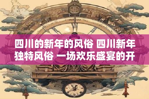 四川的新年的风俗 四川新年独特风俗 一场欢乐盛宴的开启