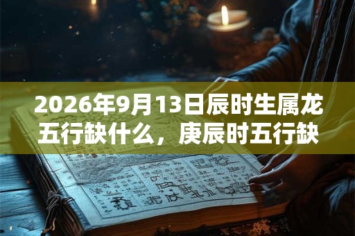 2026年9月13日辰时生属龙五行缺什么，庚辰时五行缺什么